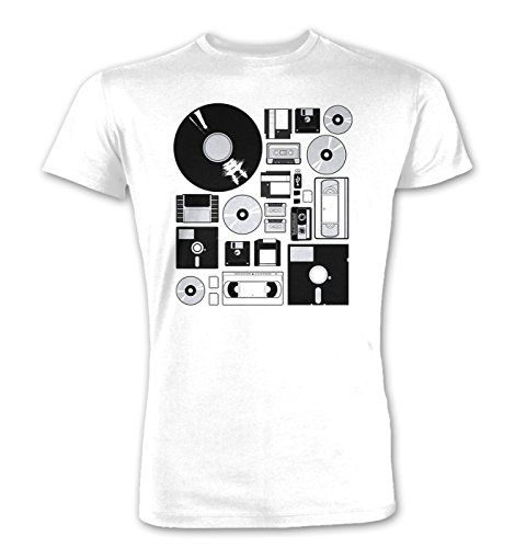 T-shirt premium Techy Geeky blanc taille XL vêtement informatique homme informatique