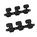 Classical Guitar Tuning Pegs, Metal Construction, Black, 2-Pack with Mounting Screws