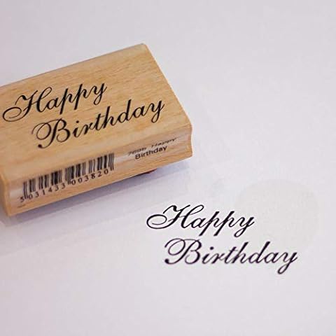 Art Stamps 769B Happy Birthday Occasion Stamp Black Cover