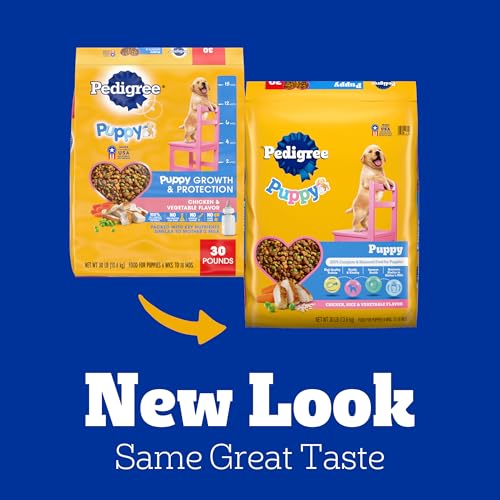 Pedigree-Puppy-Growth-Protection-Dry-Dog-Food-Chicken-Vegetable-Flavor-30-lb-Bag - Cucciolini Doodles   Pedigree-Puppy-Growth-Protection-Dry-Dog-Food-Chicken-Vegetable-Flavor-30-lb-Bag