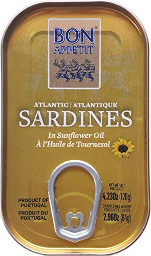 Sardines à l'huile de tournesol du Portugal - Boîte 120g Cover