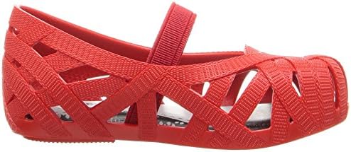 mini melissa Girl's Mini Jean + Jason WU Mary Jane, Red, 5 M US Toddler | Image 5