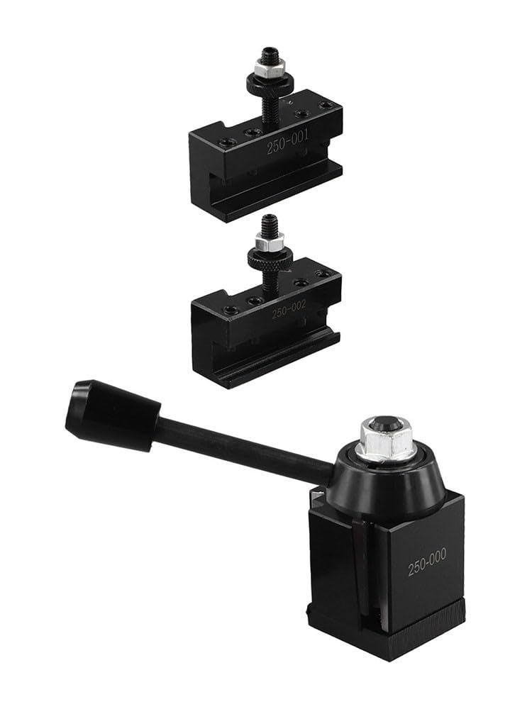 SPORTARC Set di attrezzi per tornio a cambio rapido, in acciaio temprato, kit da 3 pezzi per torni a battente da 6 a 9", modelli 250-000/001/002