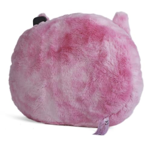 Image of Fuzzbuzz Squishy Owl Soft Toy - 30cm Pink for Kids | Aged 18 Months and Above | Soft Cuddly Animal Toy for Toddlers Boys Girls, Gift Plush Companion for Playtime or Nap Time Lightweight and Huggable