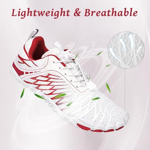 Hike Barefoot Shoes, Pro Barefoot Shoes Women Men Footwear, Athletic Hiking Minimalist Water Shoe Breathable Quick Dry Zero Drop Trail Running Shoe with Non-Slip Sole & Wide Toe Box2