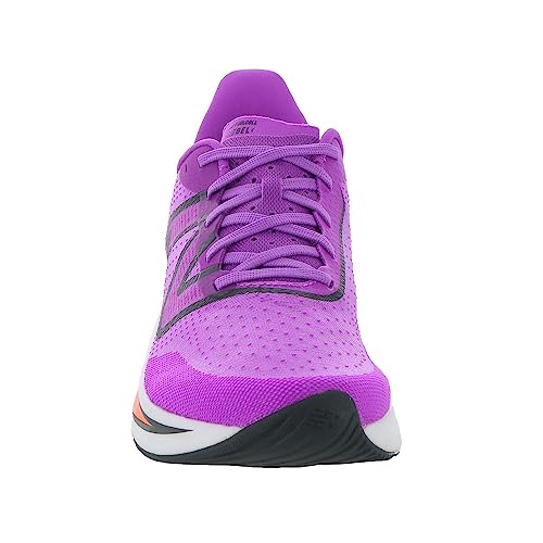 New Balance New Balance Women's FuelCell Rebel V3 Running Shoe, Cosmic Rose/Blacktop/Neon Dragonfly, 5.5 W