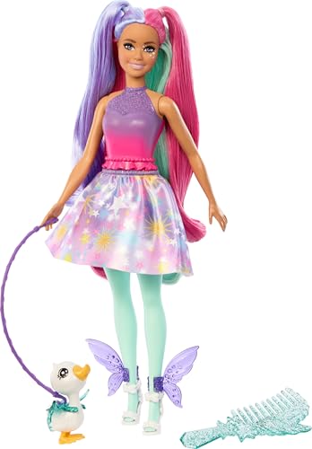 Barbie a Touch of Magic Doll & Accessories, The Glyph with Fantasy Outfit, Pet, Leash & Styling Accessories