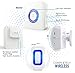 EverNary Wireless Caregiver Pager Motion Sensor Detector Room Bed Alarm and Fall Prevention for Elderly Kids (2 Motion Sensor + 2 Receiver)
