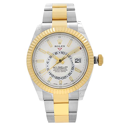 Rolex Oyster Perpetual Sky-Dweller Automatic Men's Two-Tone Watch 326933WSO