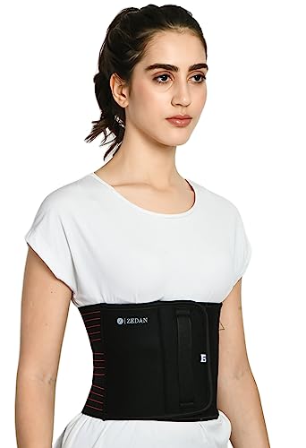 ZEDAN Abdominal Belt After Delivery for Tummy Reduction Belly Support Belt For Women & Men Abdominal Binder Belt For Back Pain Relief Women & Men (L)