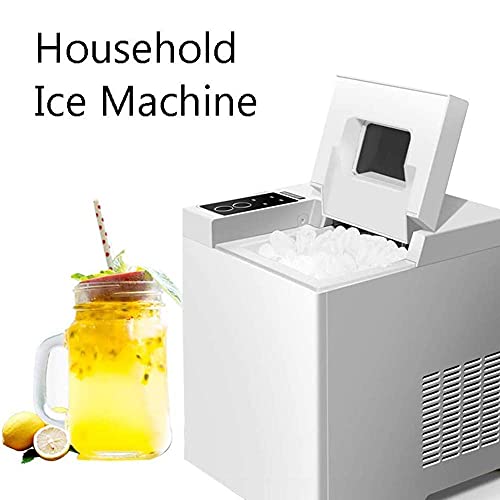 SHKUU 15 kg Eismaschine Vollautomatische gewerbliche Haushalts-Kleinmilch-Teestube Desktop-Handbuch Runde… – Bild 8