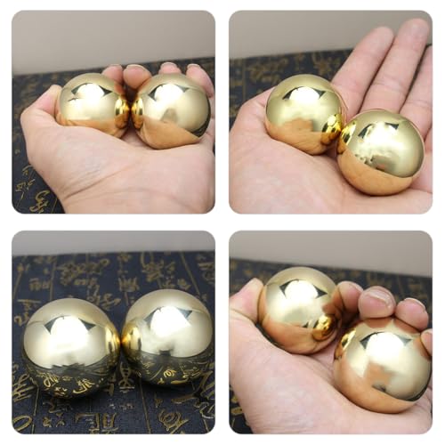 Favoriser la relaxation des mains au bureau avec les boules en laiton STOBAZA