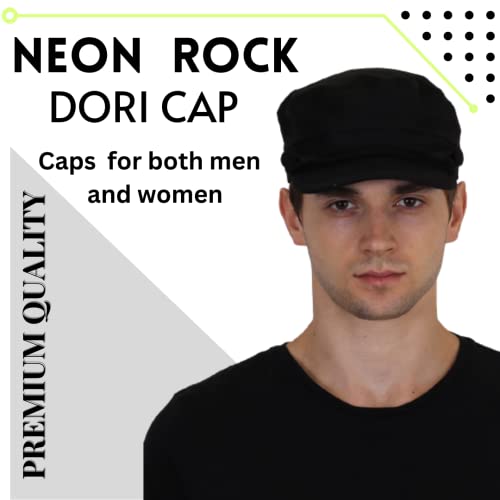 Image of NEON ROCK Men Women Stylish Dori Cap Stylish Premium Cotton Hat Cap for Summer, Winter, Spring, Autumn and All Activities, Freesize Pack of 1