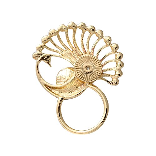 Image of NOUMANDA Women Bijoux Jewelry Colorful Crystal Peacock Magnetic Clip Holder Sunglass Hanger Magnetic Eyeglass Holder Pin