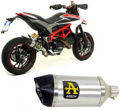 Silenciador homologado Arrow para Ducati Hypermotard 2013 2014 2015 kit de escape con conector