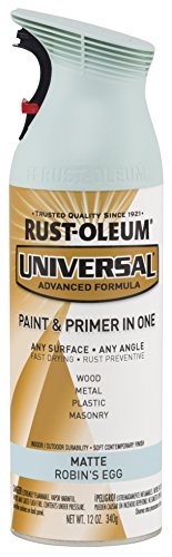 Rust-Oleum 282812 Universal All Surface Spray Paint, 12 oz, Matte Robin's Egg