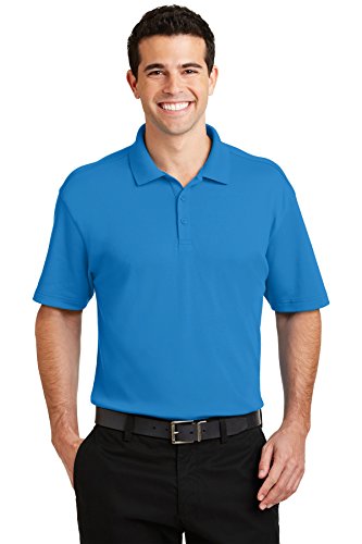 Port Authority Silk Touch Interlock Performance Polo K5200 XS Brilliant Blue