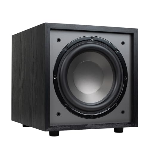 Dayton Audio Classic CS1000 – 10' 180W Powered Subwoofer with Class-D Amplifier, Deep Bass and Clean Design for Home Theater & Music – Black