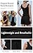 Ekouaer Rompers for Women Summer 2026 Casual Sleeveless Scoop Neck Tank Top Ribbed Short Jumpsuits Romper with Pockets Black S