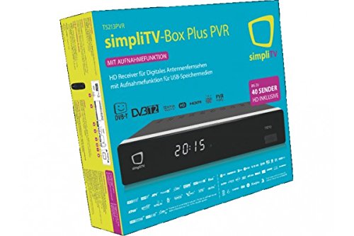 Receiver T5213PVR, DVB-T2 Receiver mit Aufnahmefunktion (USB Speichermedien) und eingebauter Entschlüsselung für das österreichische DVB-T2