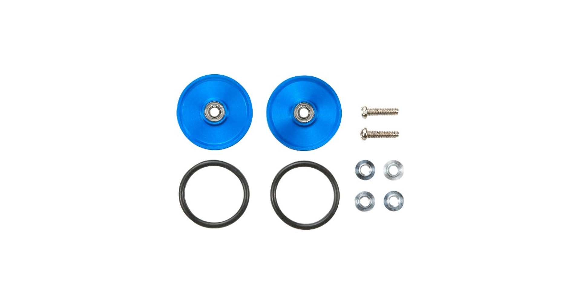 Amazon | タミヤ 19mm アルミベアリングローラー (ディッシュ