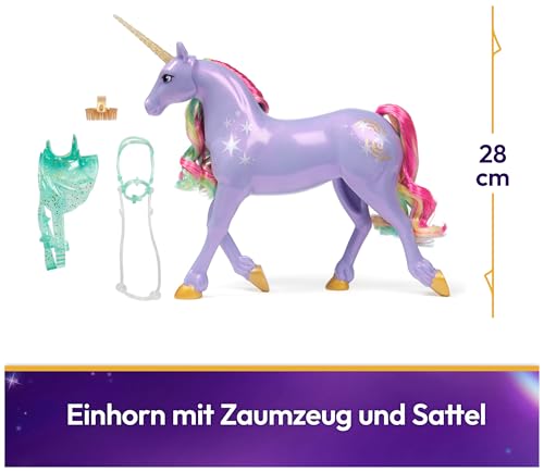 Unicorn Academy Einhorn Wildstar - 28 cm groß, Original-Einhorn von Sophia zur Netflix-Serie, mit echter Mähne und Schweif… – Ansicht 2
