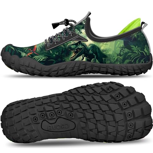 Image of Built-in Heel Grips Water Shoes for Kids Girls Boys Hiking Wide Barefoot Swim Beach Pool Big Kid