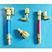 Joywayus 8pcs Universal R134A R12 A/C Car Air Condition Refrigeration Connector Adapter Hoses AC CT-138 Set Kit