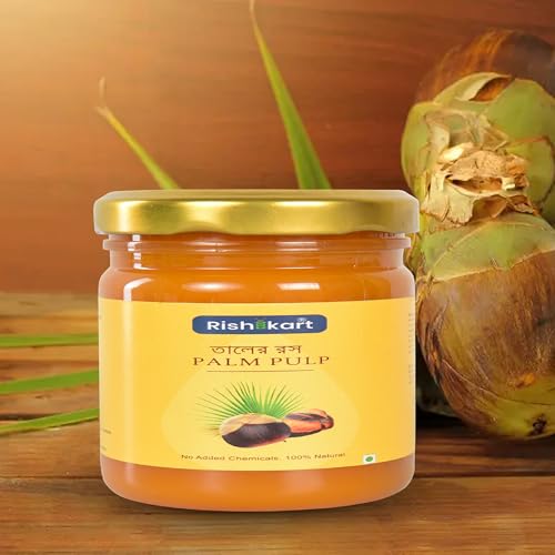 Image of Rishi Kart Taal Pulp & Organic Tal Patali Gur from Bengal | Palm Pulp | Tal er Pulp | Natural Taal er Rosh | Palm Jaggery | Traditional Bengali Combo Pack 800 Gm (400 gm X 2)