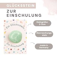 Milaboo Glücksstein zur Einschulung – Symbolischer Mut- & Erinnerungsstein – Geschenkartikel für die Schultüte – Ansicht 3