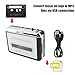 Wendry Cassette to MP3 Converter, Portable USB Tape to MP3 Capture Converter, Stereo Audio Music Player