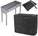 Haofy Couvercle de Barbecue Portable-Housse de Barbecue étanche à l'eau et à la poussière Couvercle de Barbecue Ouvert Barbecue Protecteur