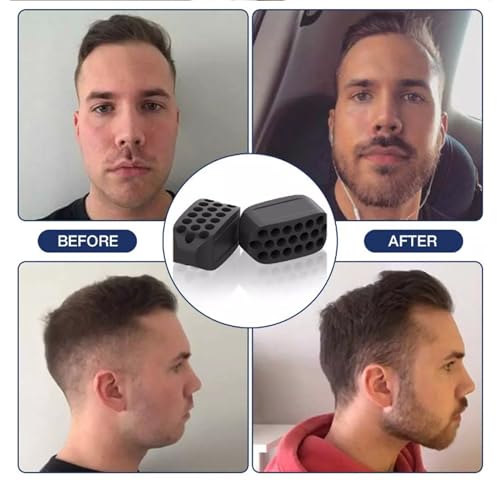 6 Pieces Jaw Exerciser, Masticator Jaw Trainer, Jaw to Strengthen and Tighten the Jaw Line and Neck, Jaw to Improve the Jaw Line - Image 3