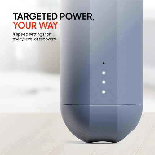 Image of Sharper Image Powerboost Move Aero [New 2026 Version] Mini Deep Tissue Percussion Massage Gun| Muscle Recovery & Pain Relief Massage Tool| Full Body Back & Shoulder Massager| Travel Gift for Men Women