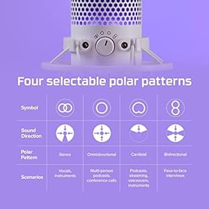 HyperX QuadCast S  RGB USB Condenser Microphone for PC, PS4, PS5 and Mac, Anti-Vibration Shock Mount, 4 Polar Patterns, Pop Filter, Gain Control, Gaming, Streaming, Podcasts, Twitch, YouTube, Discord