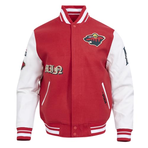 Image of Pro Standard Mens NHL Old English Varsity Jacket
