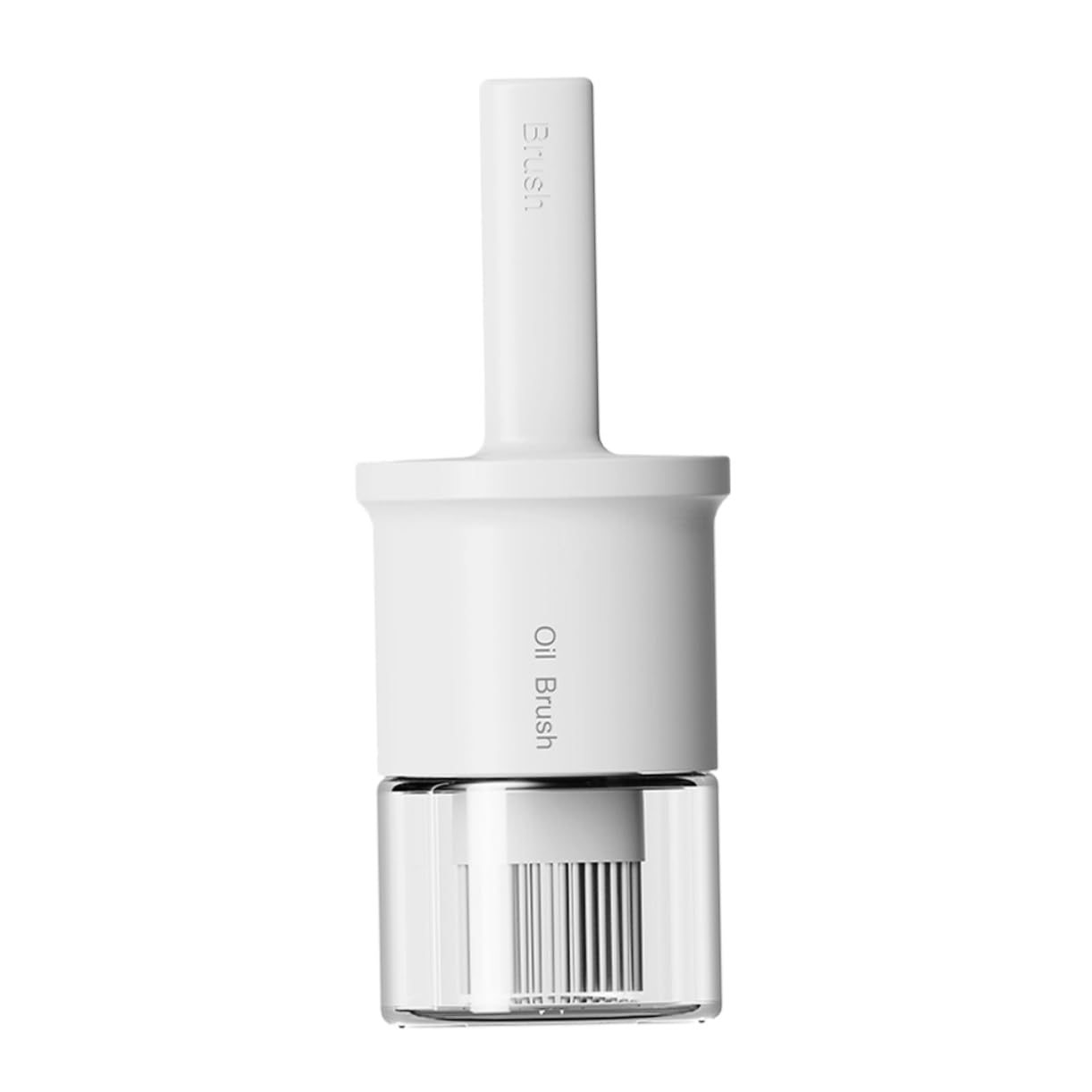 Totority Ergonomic Handle Bbq Basting Brush Silicone Oil Brush for Cooking Baking