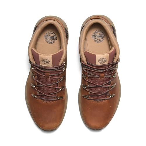 Timberland Men's Newmarket Mid Lace Up Chukka Boot, Rust Nubuck, 7 Wide