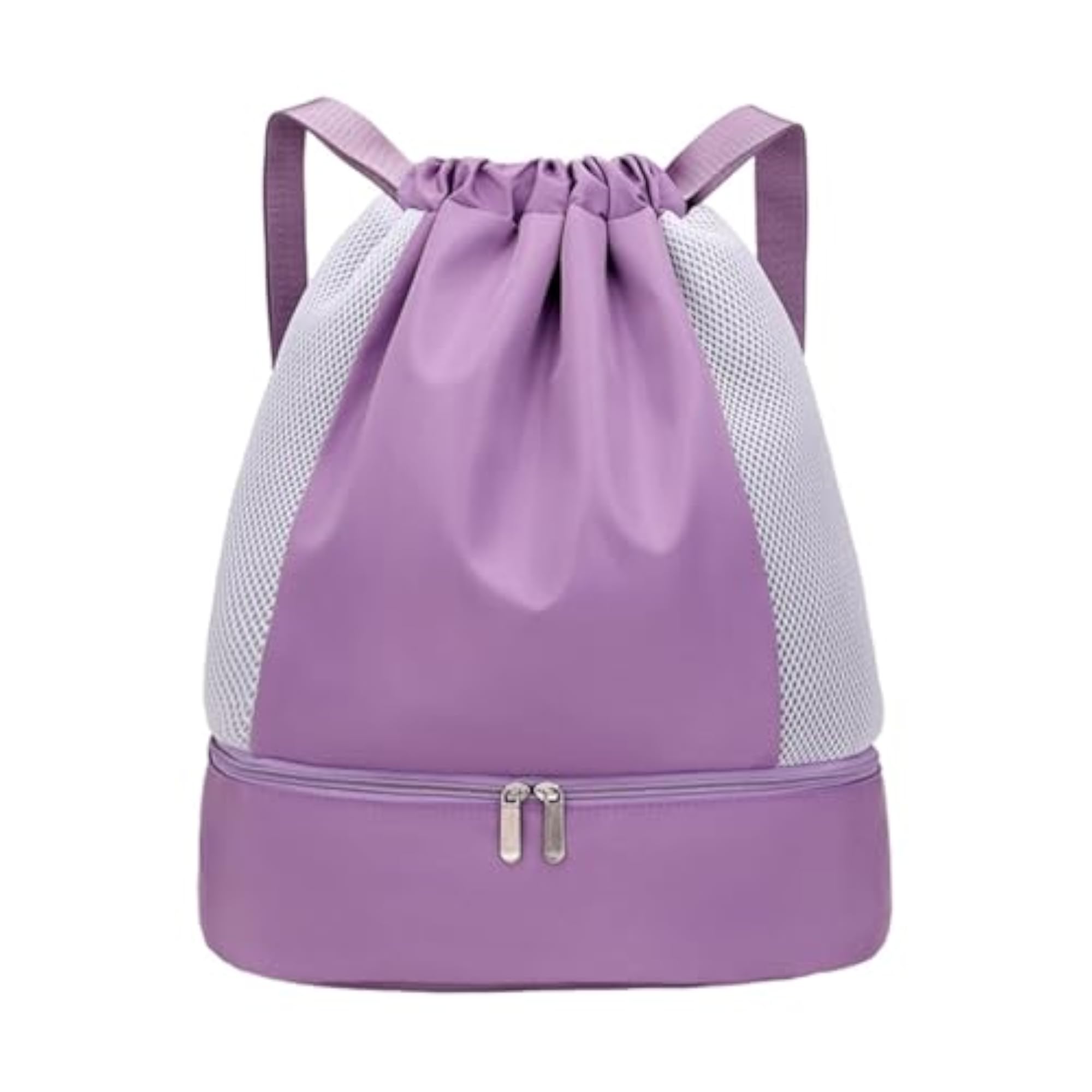 Drawstring Backpack Wet and Dry Separation Bag, Waterproof Gym Bag