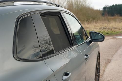 Satz Car Shades kompatibel mit Volkswagen Tiguan III (CT1) 2024- (6-teilig) Passgenaue Sonnenschutzblenden