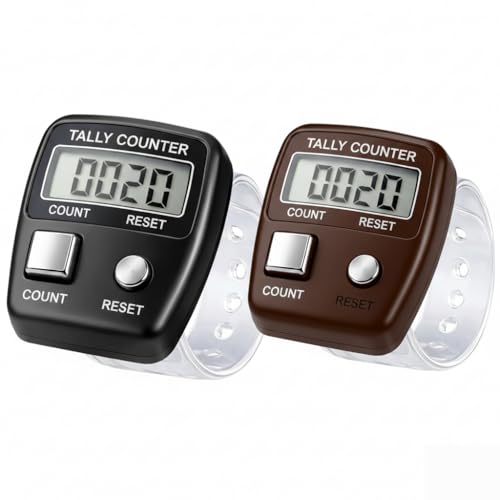 Image of Aim Emporium Mini Hand Tally Counter /Jaap Counter /Digital Tasbeeh Counter Pack of 2 Color Multi.