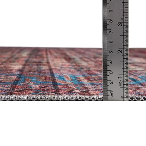 Tapete Ovalado Rosa Antiguo 5'3 x 8' miniatura 2