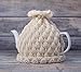 Ivory Teapot Cozy Tea Pot Cosy Cover Cosie Knit Warmer