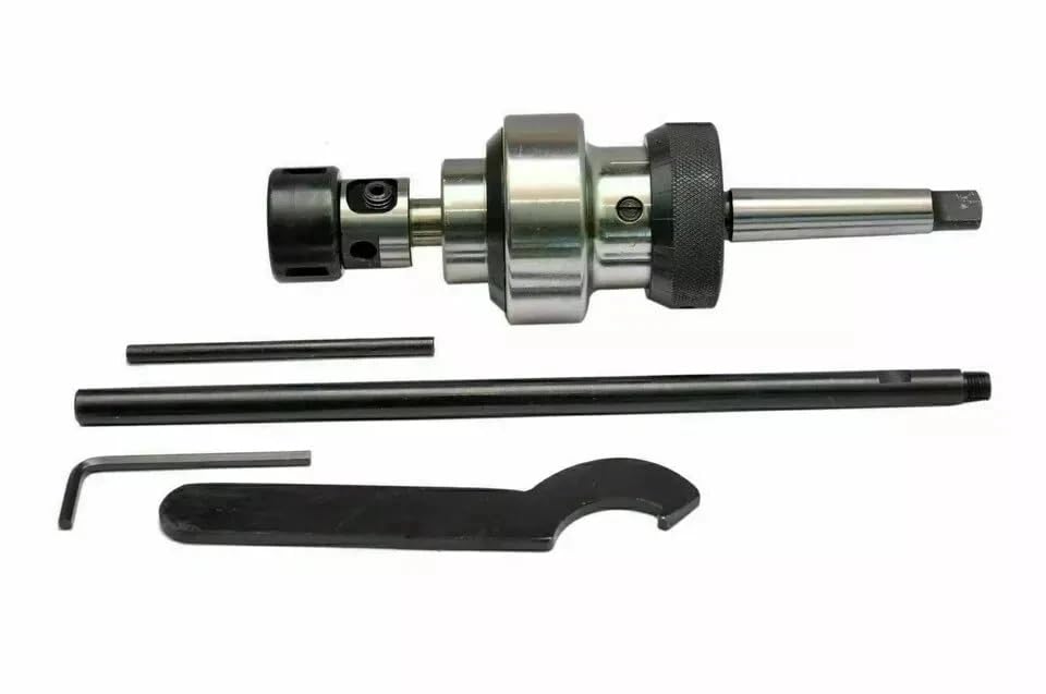 TUF - Precision Quality Reversible Tapping Attachment M3-M12 MT2 Shank | Self-Reversing Tapping Head | Adjustable Torque Clutch | Morse Taper MT2 | for Pillar Drill & Milling Machine