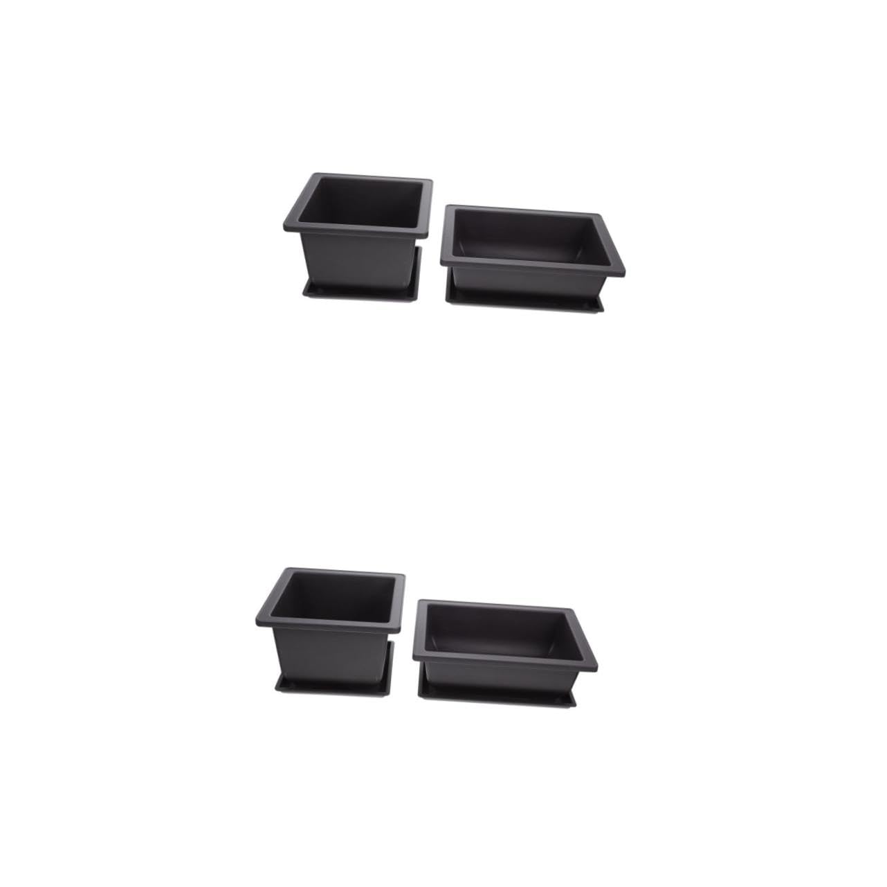 Pots de fleurs succulentes carrés pour décorer votre balcon et votre terrasse d'extérieur