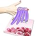 QoQiu 5-Pack Silicone Dilators for Pelvic Floor Therapy, Pelvic Floor Muscle Dilator Trainer Set， Purple Include Storage Bag,Pelvic Wand Massager for Women，Pelvic Floor Muscle Trainer