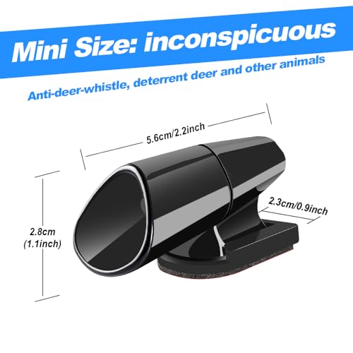 Pormkig CDW4B 4Pcs Deer Warning Whistles Device For Cars, Anti-Deer-Ultrasonic-Whistles For Vehicles Bumper Grill thumb #3