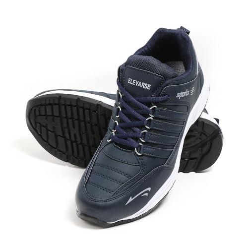 Image of Men's Lightweight Walking Shoes - Comfortable Sports & Running Shoes for Everyday Adventures(Power Blue)