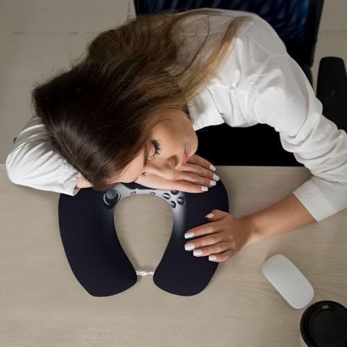 Almohada de Espuma Viscoelástica Negra para Cuello miniatura 7