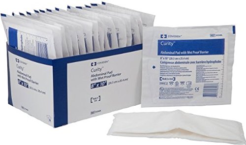 Amazon.com: Kendall 9194A - Tendersorb Wet-Pruf Abdominal Pads 8